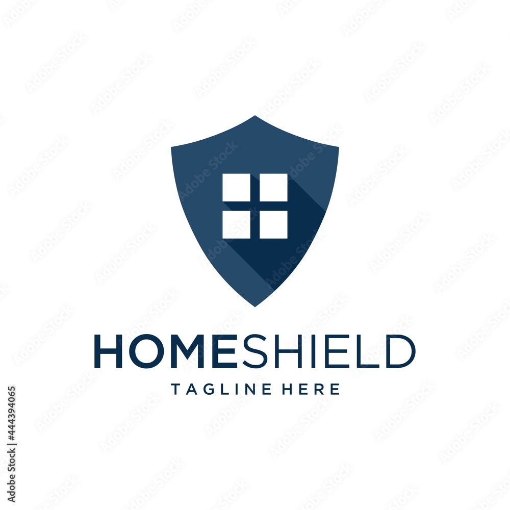 Obraz premium Modern Home Shield logo design template