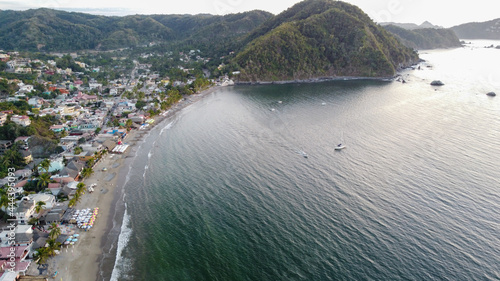 Toma aerea de la playa La Manzanilla, Jalisco Mexico photo