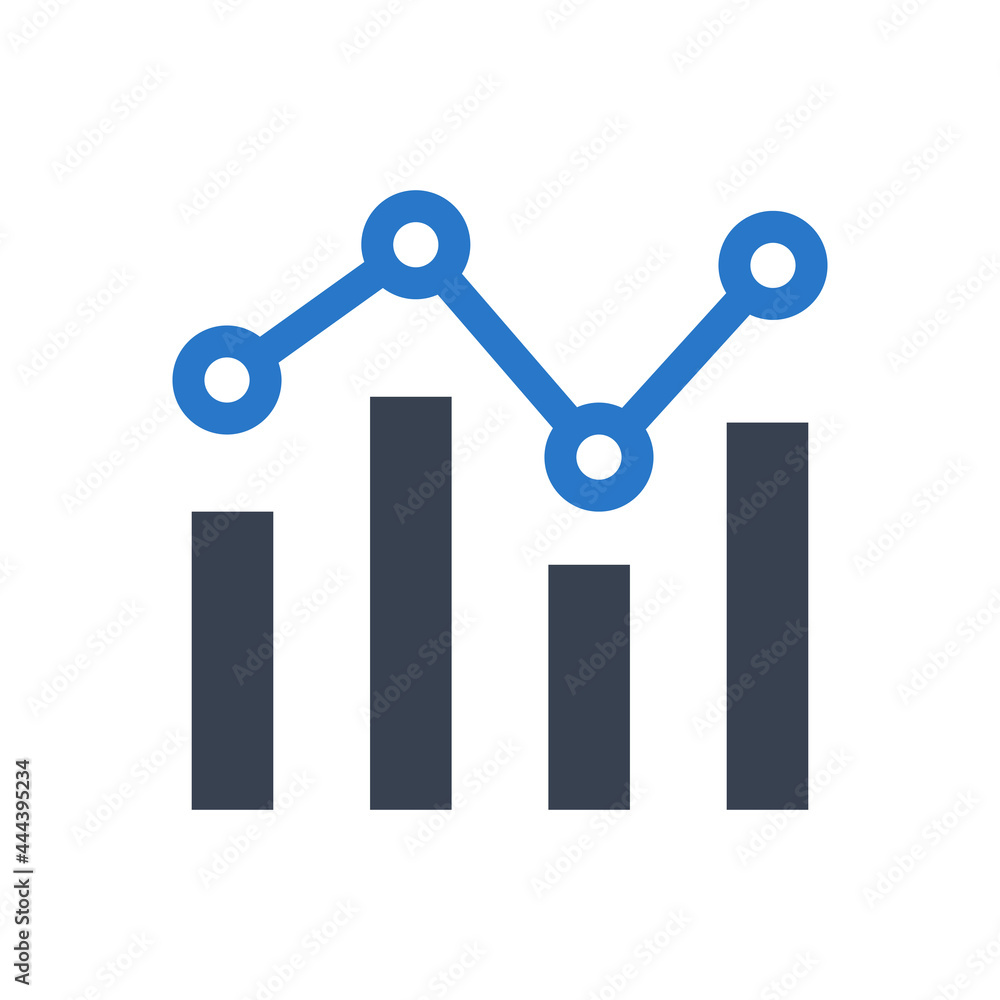 Analytics graph icon Analytics graph icon