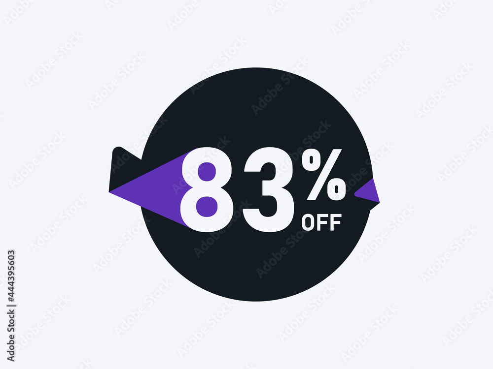 Special Offer 83% off Round Sticker Design Vector Special Offer 83% off Round Sticker Design Vector