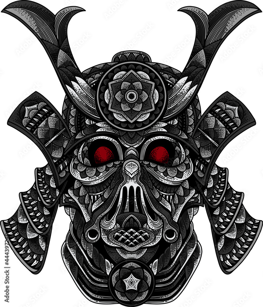 darth vader zentangle vector illustration for t shirt, mug, sticker, apparel or your bussines like you want
