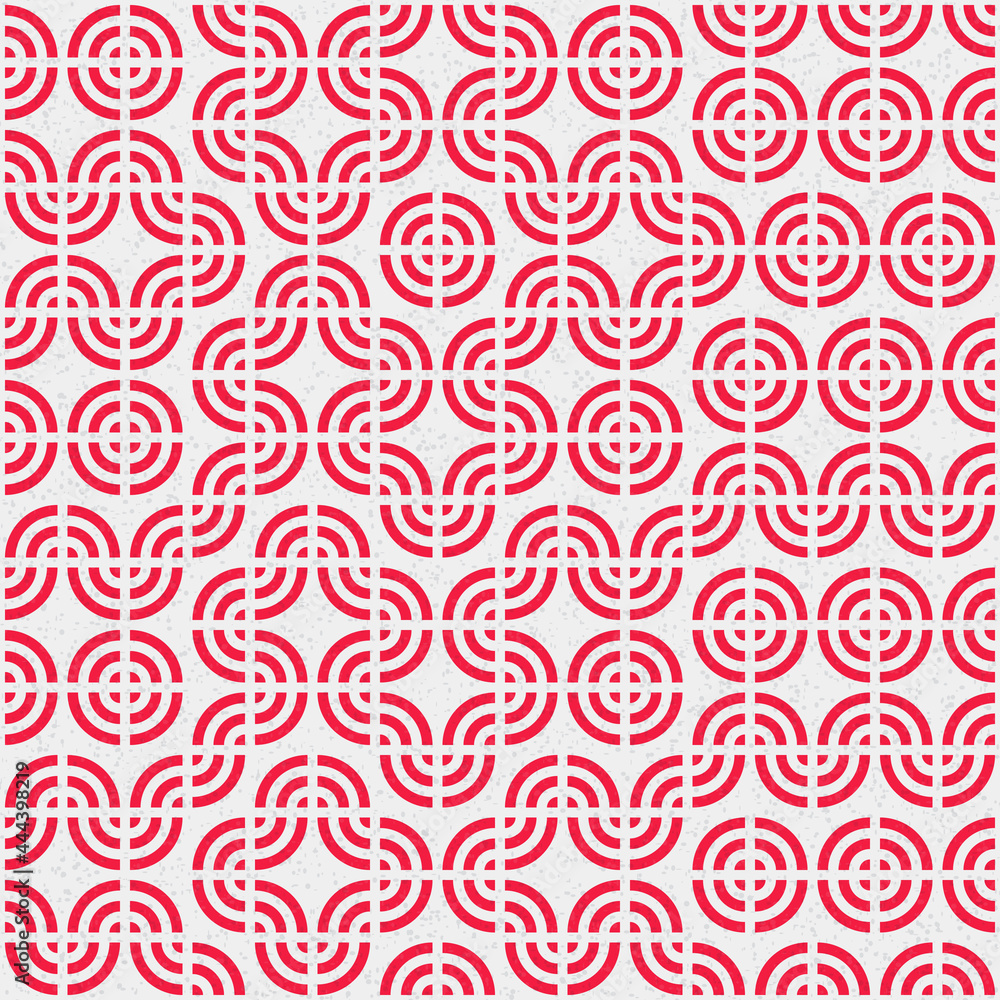 Abstract Geometric Pattern generative computational art illustration