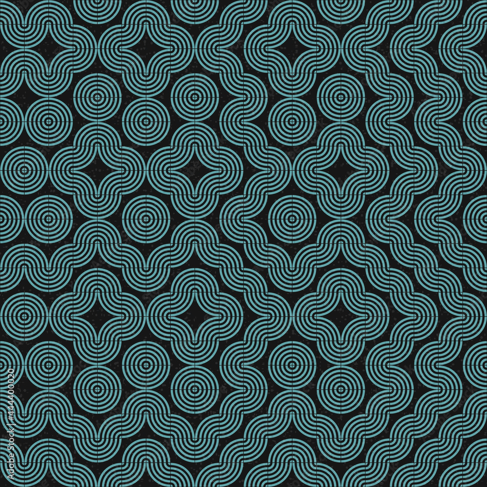Obraz premium Abstract Geometric Pattern generative computational art illustration
