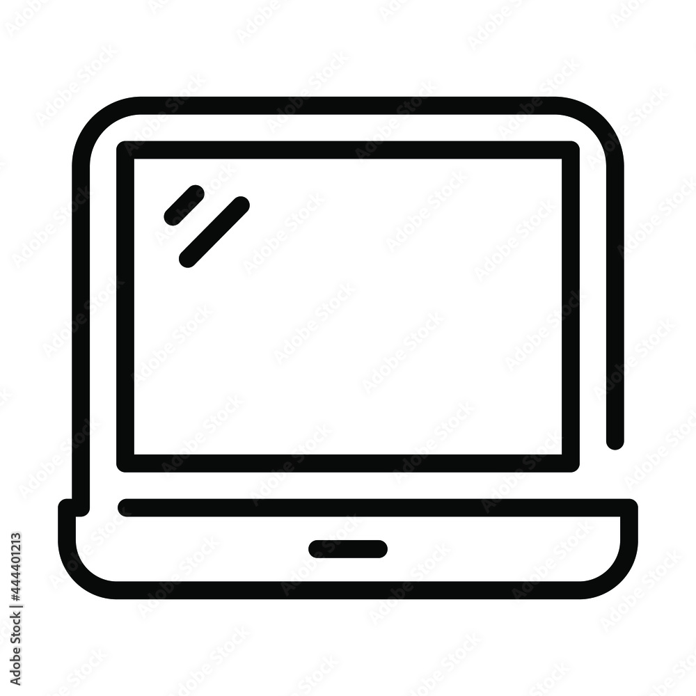 laptop vector line Icon- Modern style high quality vector illustration. laptop vector line Icon- Modern style high quality vector illustration.