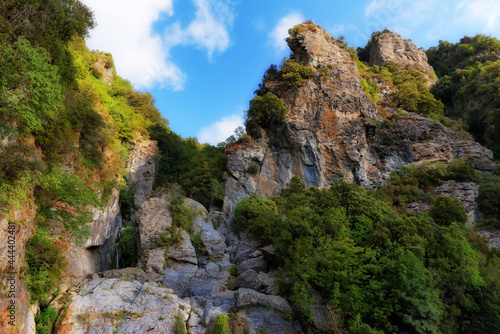 Buccatoggio canyon in Upper Corsica