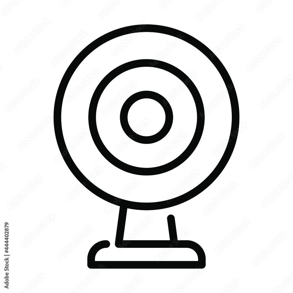 Web Cam vector line Icon- Modern style high quality vector illustration. Web Cam vector line Icon- Modern style high quality vector illustration.