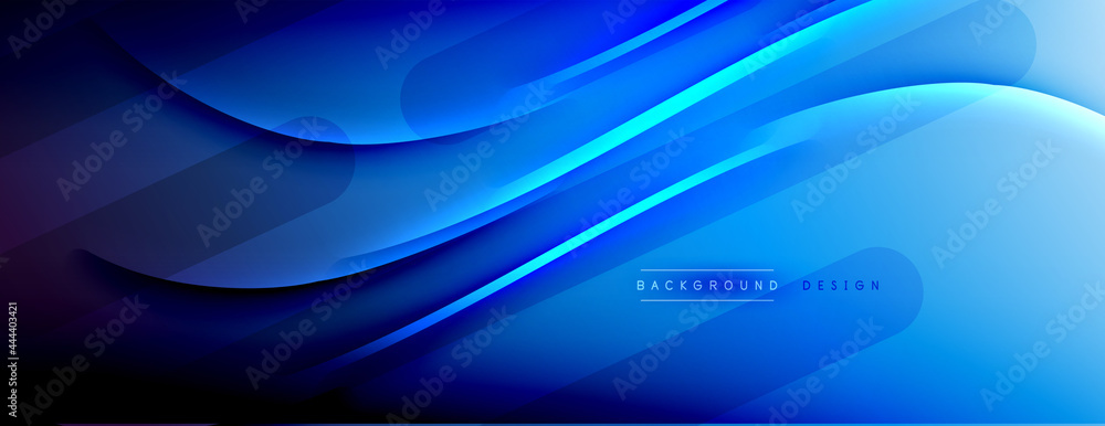 Abstract background - lines composition created with lights and shadows. Technology or business digital template. Trendy simple fluid color gradient abstract background with dynamic Abstract background - lines composition created with lights and shadows. Technology or business digital template. Trendy simple fluid color gradient abstract background with dynamic