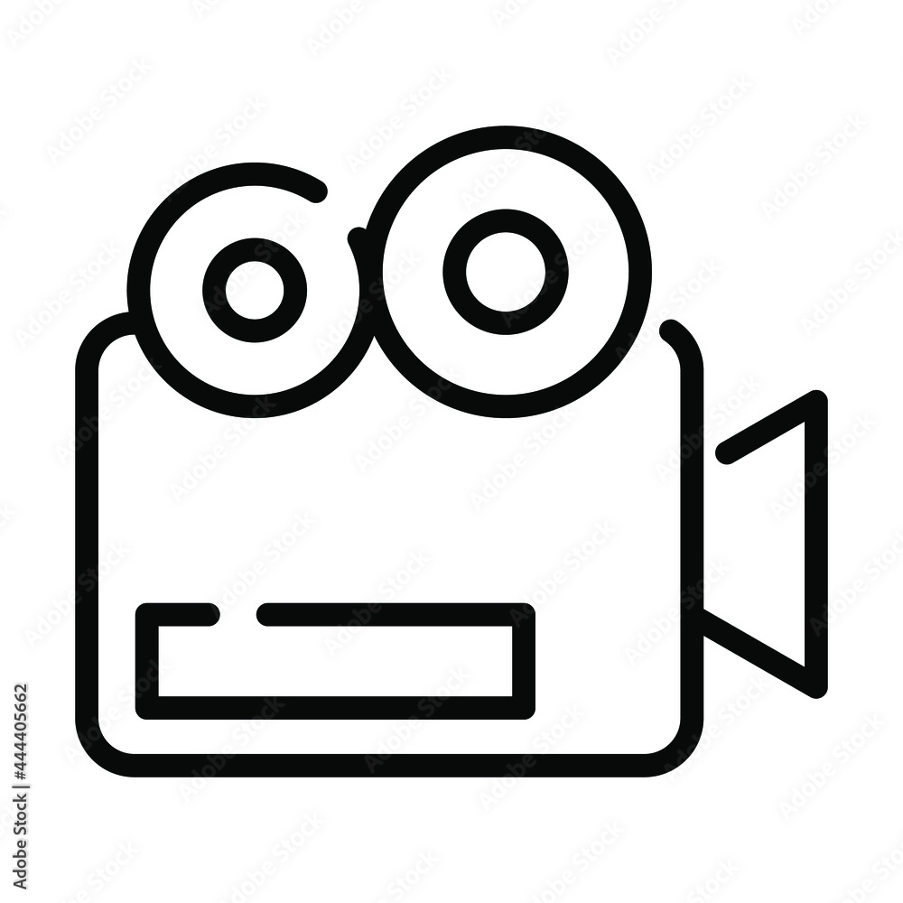 video camera vector line Icon- Modern style high quality vector illustration. video camera vector line Icon- Modern style high quality vector illustration.