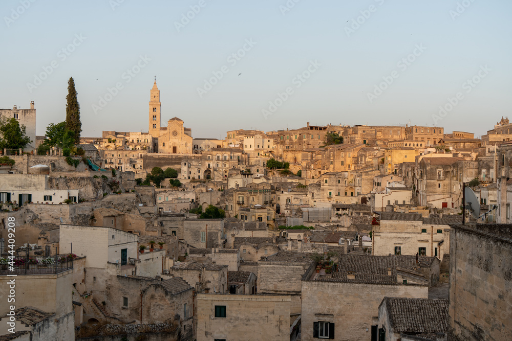 ville de Matera en Italie