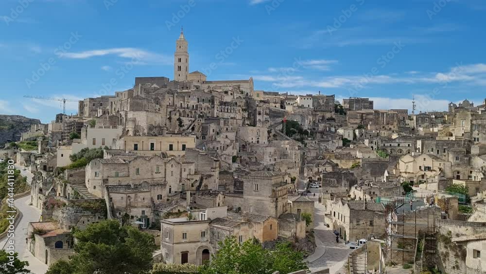 Panorama of Ancient town of Matera, cave city, Basilicata, Italy Panorama of Ancient town of Matera, cave city, Basilicata, Italy