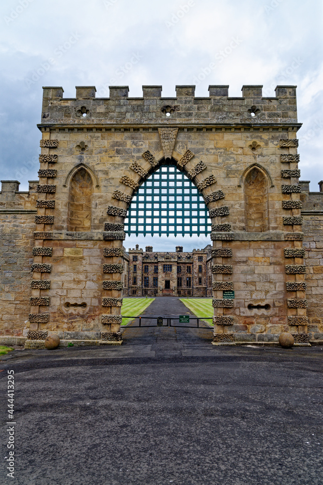 Entrance Gate Of Ford Castle - Berwick-upon-Tweed, England,United Kingdom
