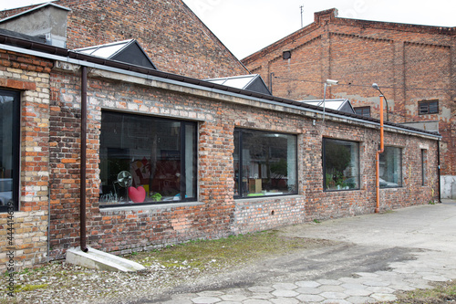 restored fragment of Grochowska Street in Warsaw