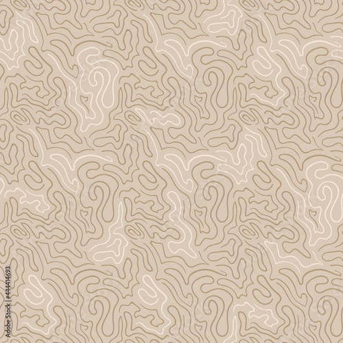 Vector drawing seamless pattern. Line hand drawn monochrome background. Ornament for fabric, wallpaper, packaging.