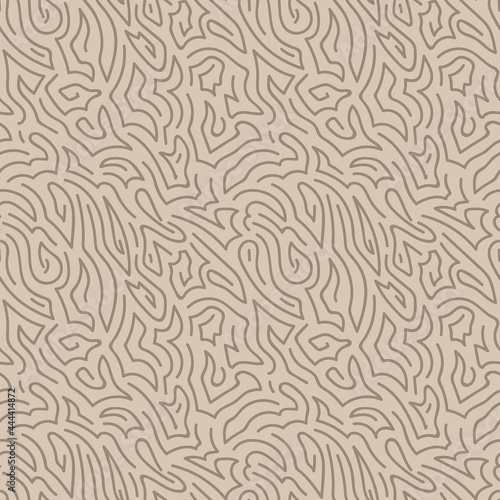 Vector drawing seamless pattern. Line hand drawn monochrome background. Ornament for fabric  wallpaper  packaging.