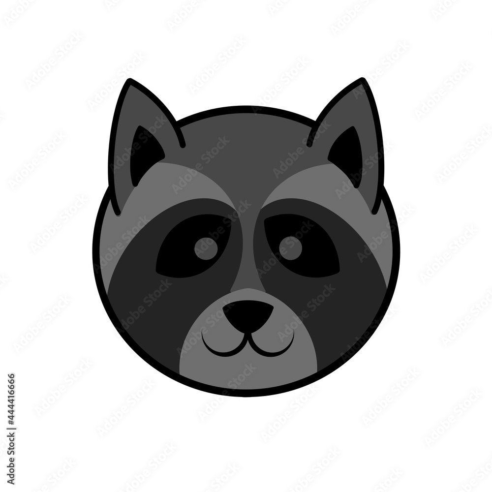 Cartoon Waschbären Icon Cartoon Waschbären Icon