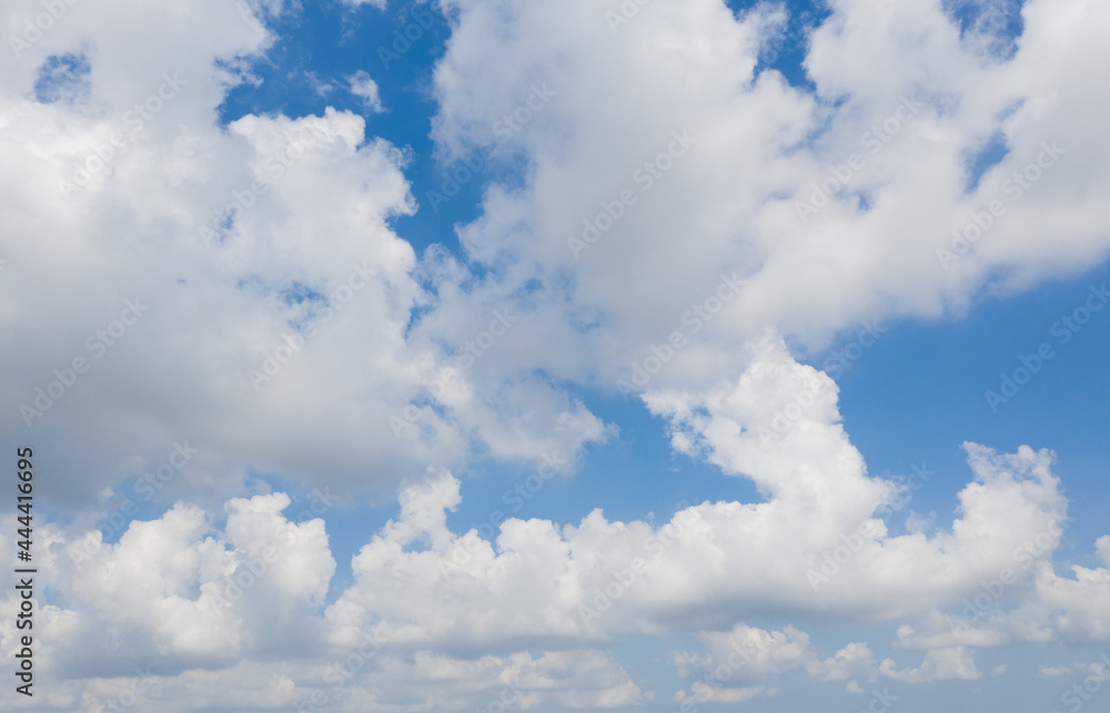 Fototapeta premium cloudscape background, summer time, beautiful sky