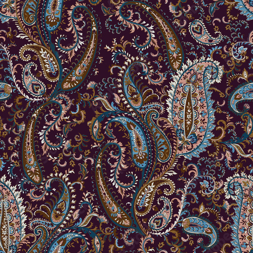 Cuadro en lienzo Shawl pattern