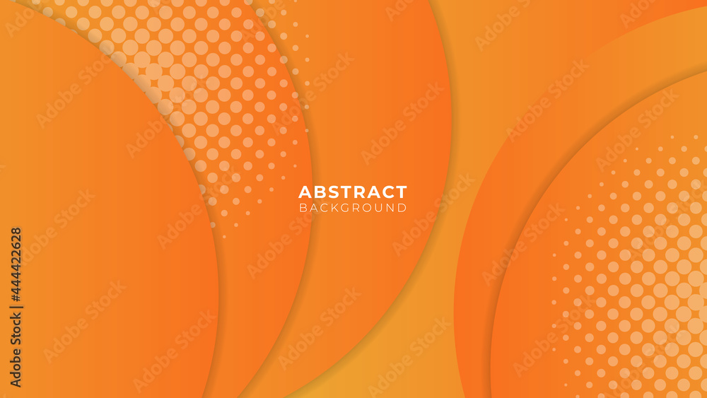 Dynamic textured background design in 3D style with orange yellow color. abstract background for business app, project management, creative solutions. Modern vector illustration concepts for website