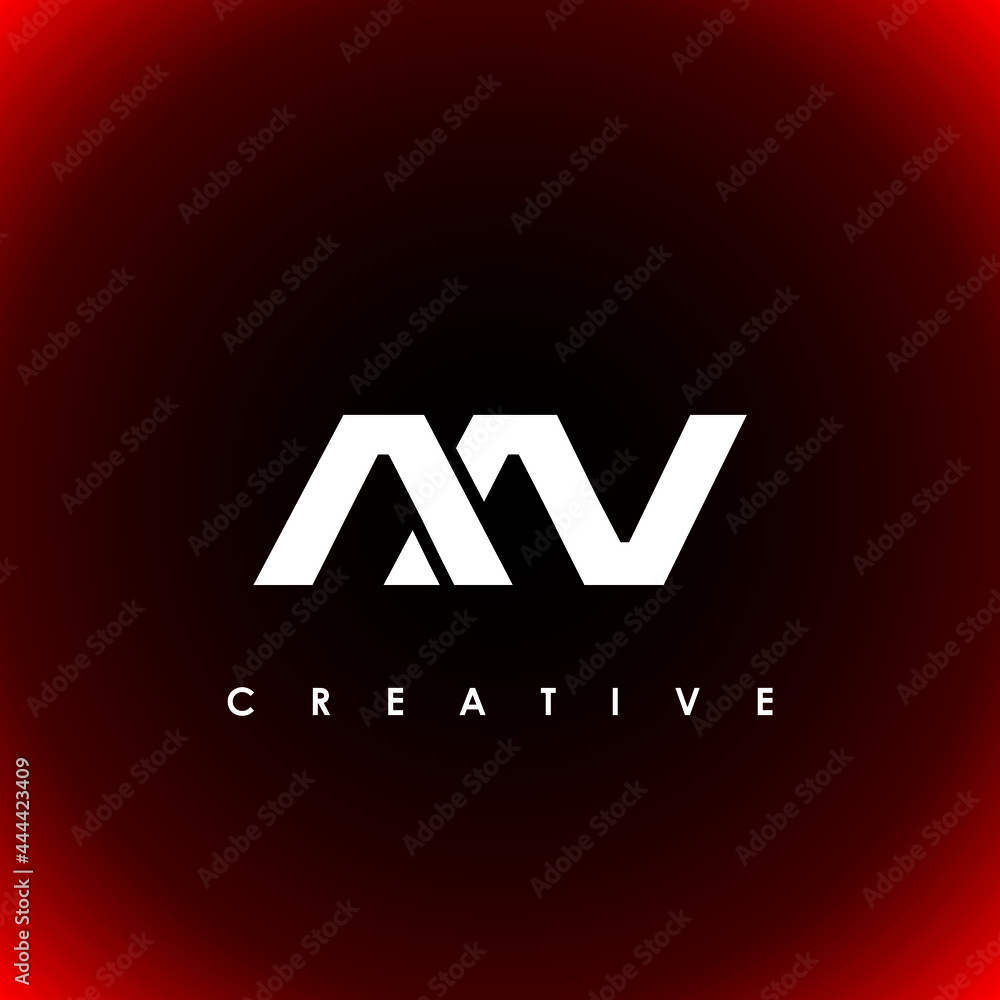 AAV Letter Initial Logo Design Template Vector Illustration AAV Letter Initial Logo Design Template Vector Illustration
