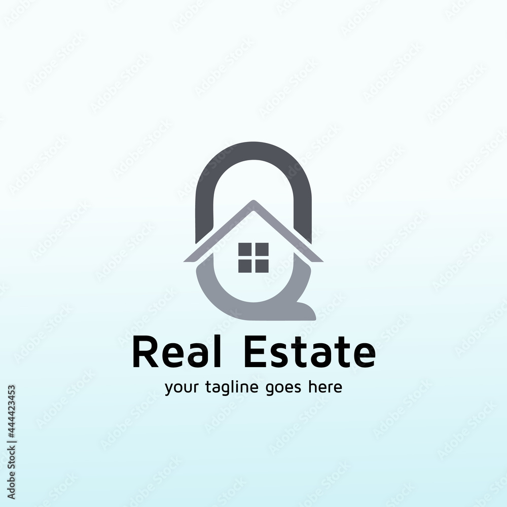 mobile home sales business logo design letter Q mobile home sales business logo design letter Q