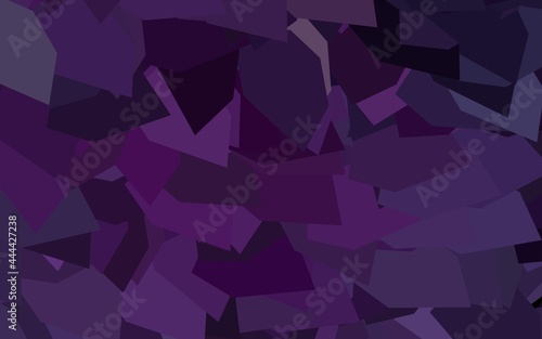 Dark Pink vector pattern with polygonal style.