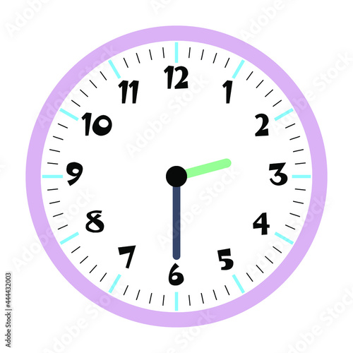 Clock vector 2:30am or 2:30pm