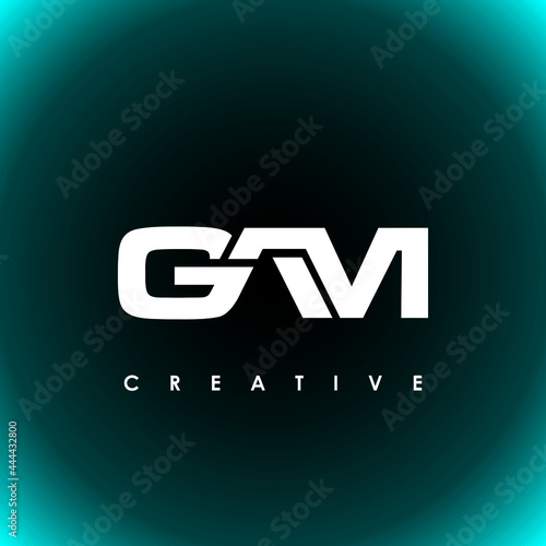 GAM Letter Initial Logo Design Template Vector Illustration