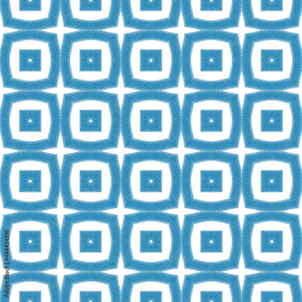 Striped hand drawn pattern. Blue symmetrical Striped hand drawn pattern. Blue symmetrical