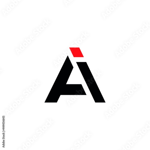 ia letter vector logo design