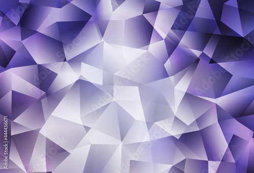 Light Purple vector low poly background.