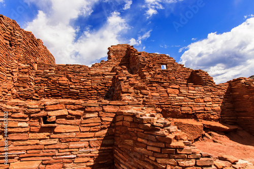 A Peephole in the Wupatki Pueblo ancient ruins  Wupatki National Monument  Arizona