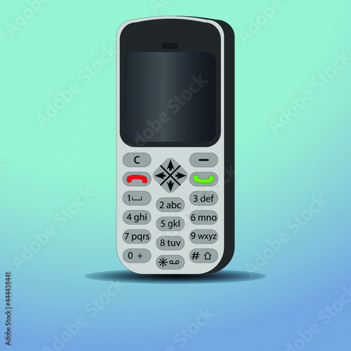 vector of a cell mobile phone,vintage phone vector,pld phone