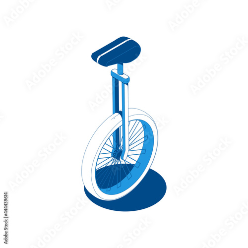 Isometric Unicycle Icon