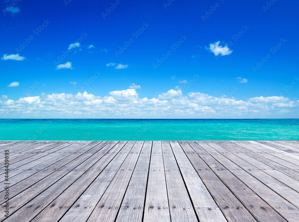 beach and tropical sea. nature background