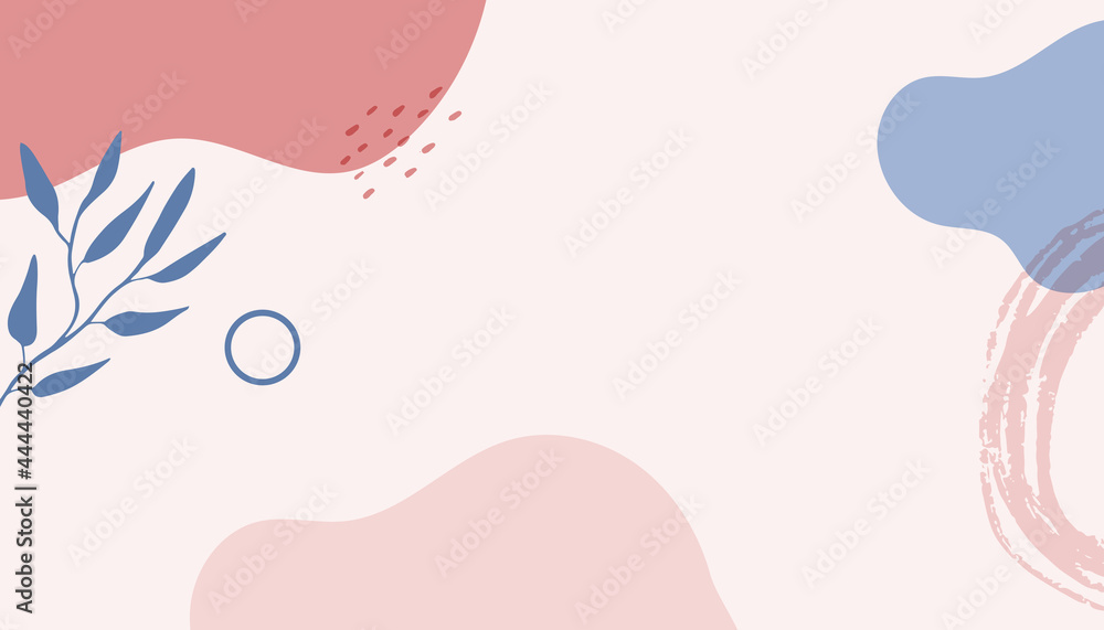 Banner background of creative minimalist hand draw illustrations floral outline lily pastel biege simple circle shape for wall decoration, postcard or brochure cover design, banner beauty social media Banner background of creative minimalist hand draw illustrations floral outline lily pastel biege simple circle shape for wall decoration, postcard or brochure cover design, banner beauty social media