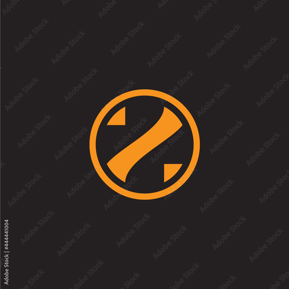 letter z circle triangle simple geometric shape logo vector letter z circle triangle simple geometric shape logo vector