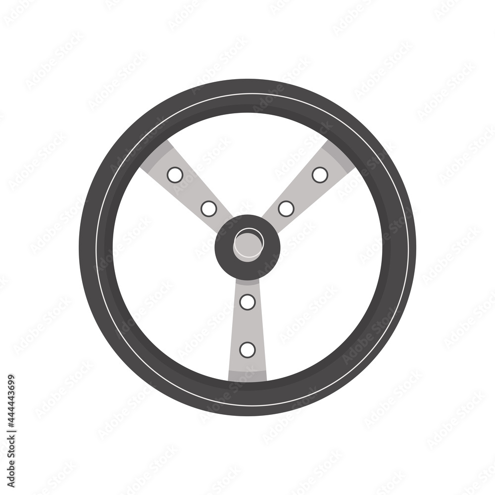 Obraz premium Flat Steering Wheel
