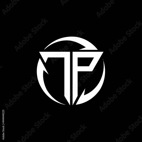 TP logo monogram design template