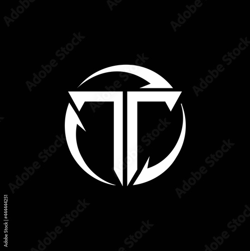 TT logo monogram design template