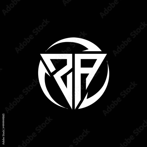 ZA logo monogram design template