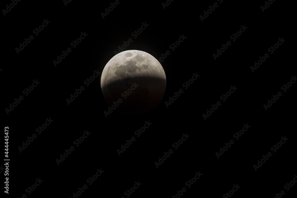Moon eclipse in Kruger National park, South Africa Moon eclipse in Kruger National park, South Africa
