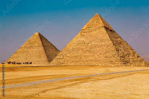 The pyramids of Giza