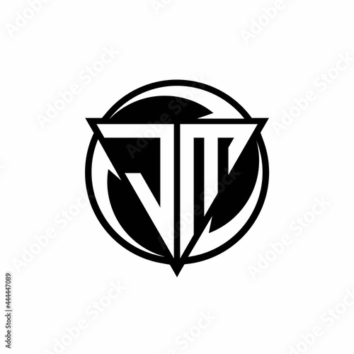 JM logo monogram design template