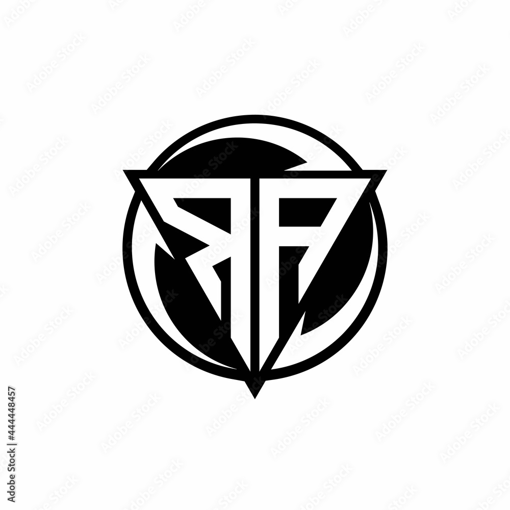 RA logo monogram design template RA logo monogram design template