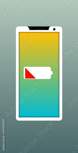 Free Download Mobaile phone battery point low empty  - GFXLoad