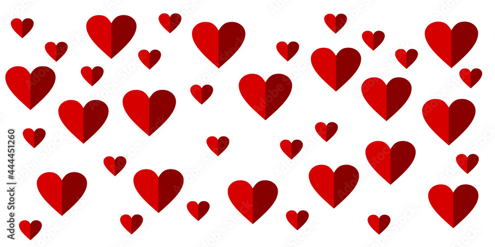 
Heart icon. Modern symbol of Love Icon. heart shape vector design, white background. Vector illustration
