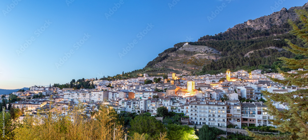 Naklejka premium Cazorla, municipality located in the province of Jaen, in Andalusia, Spain. It is located in the region of the Sierra de Cazorla, being its most important town and the capital of the same