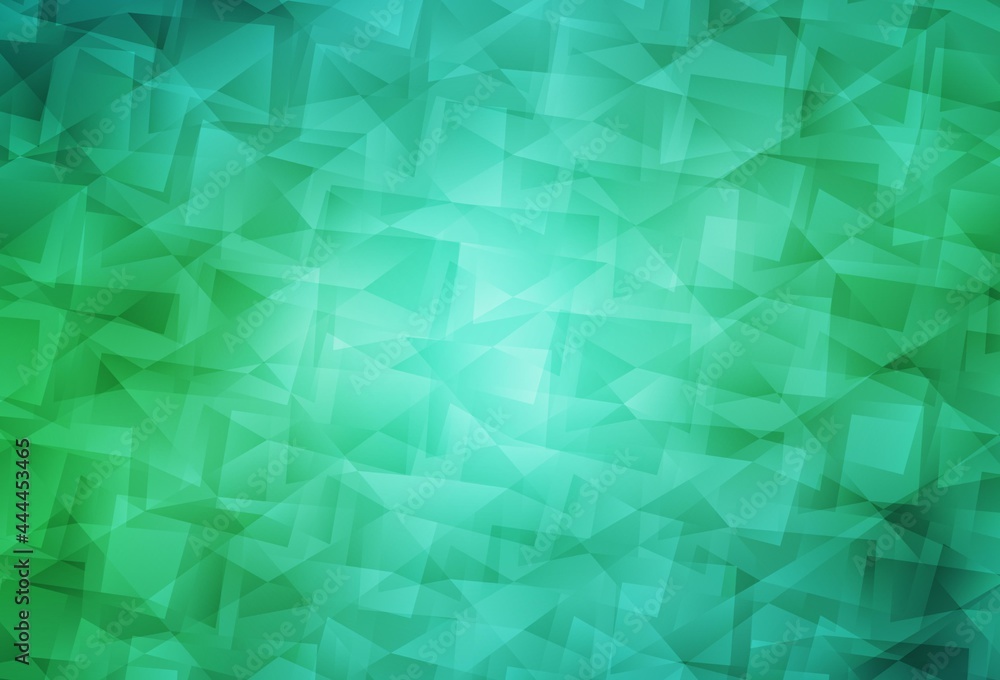 Light Green vector low poly layout. Light Green vector low poly layout.
