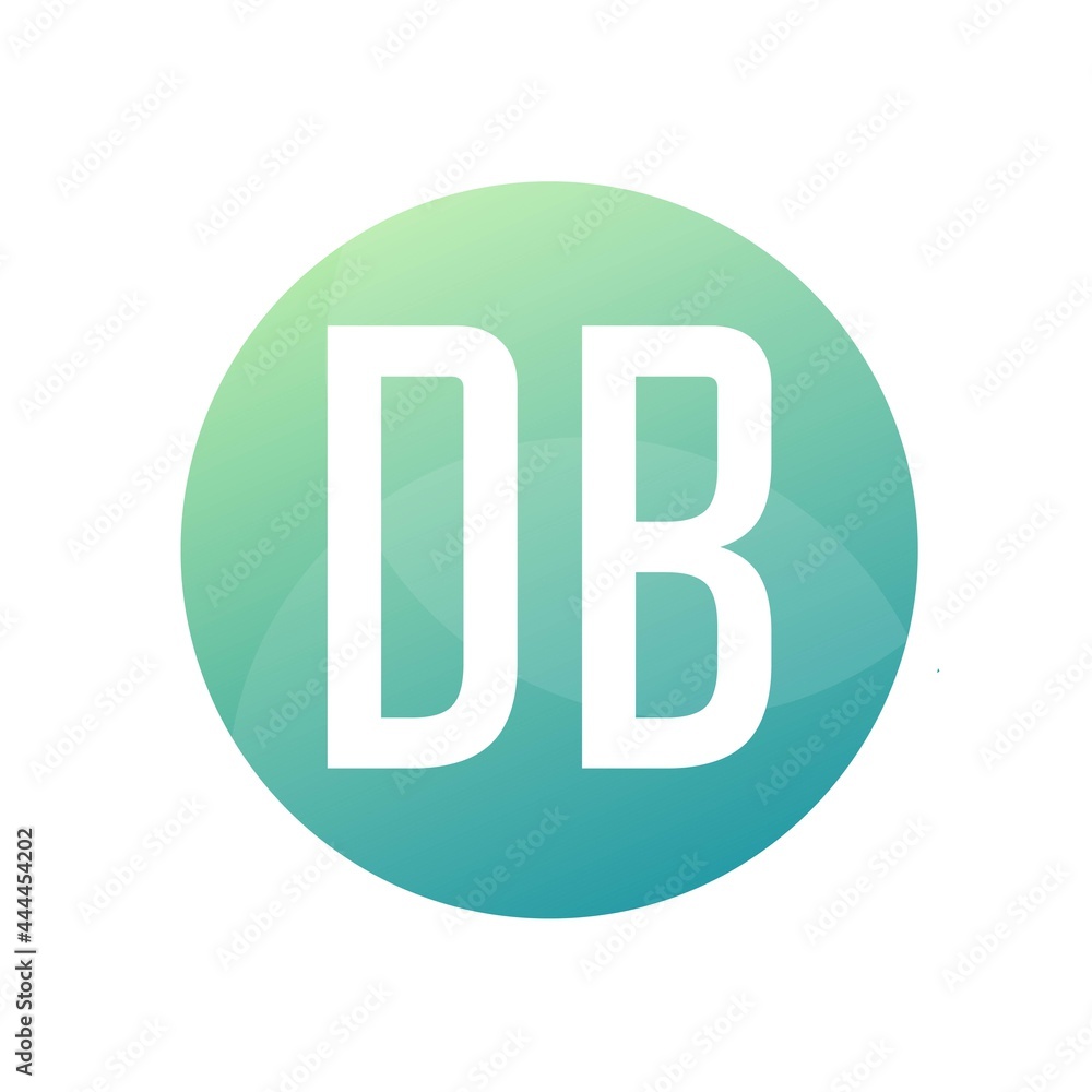 DB Letter Logo Design With Simple style DB Letter Logo Design With Simple style
