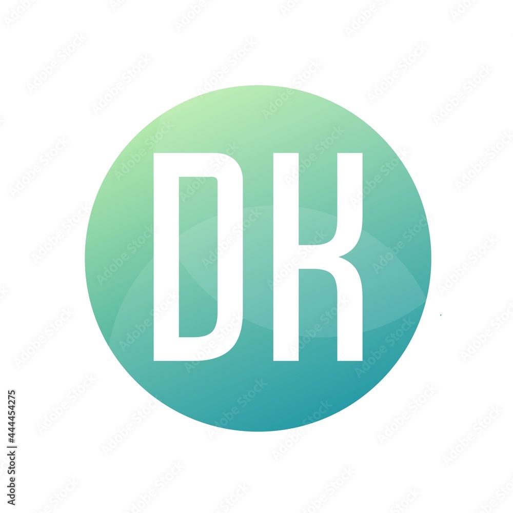 DK Letter Logo Design With Simple style DK Letter Logo Design With Simple style